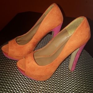 Peeptoe heels
